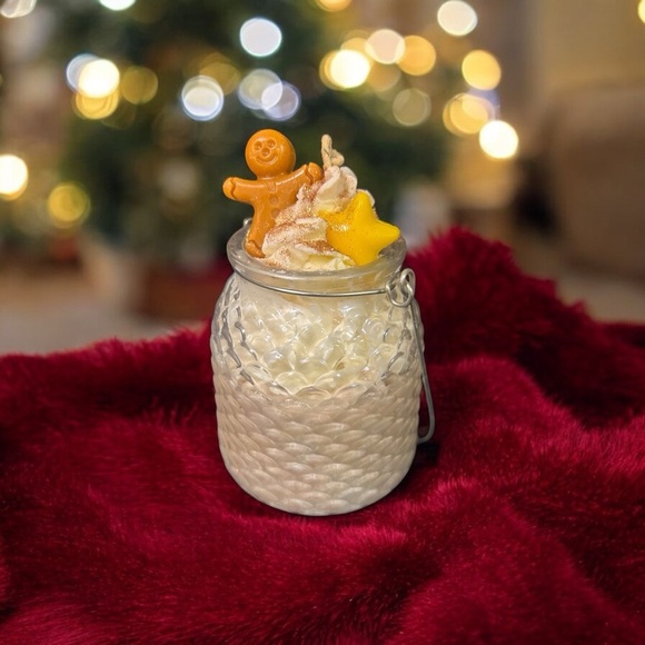 Handmade Other - Festive Gingerbread Candle Jar